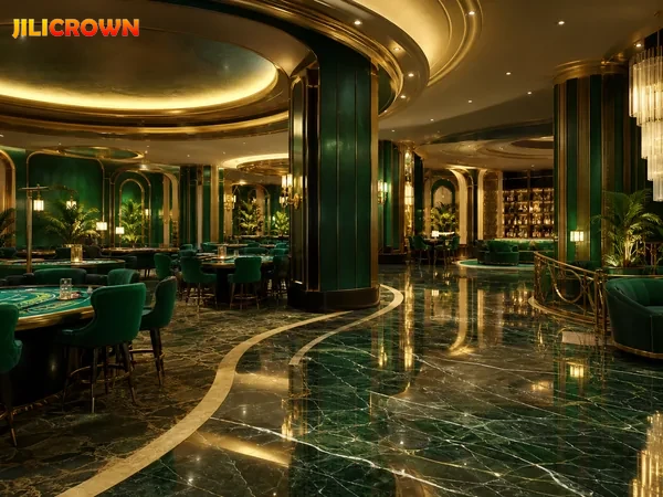 JILICROWN experience image showing a clean game lobby overview